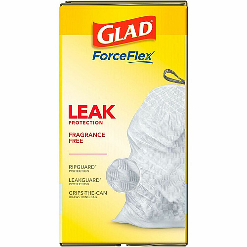 Glad ForceFlex Tall Kitchen Drawstring Trash Bags (78564CT)