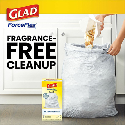 Glad ForceFlex Tall Kitchen Drawstring Trash Bags (78564PL)