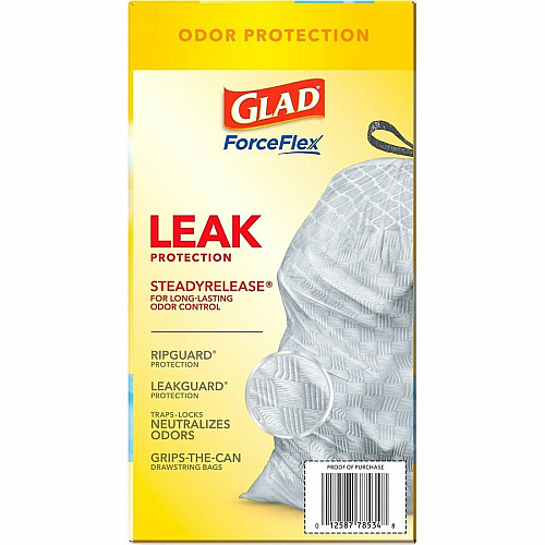 Glad ForceFlex Tall Kitchen Drawstring Trash Bags (78899BD)