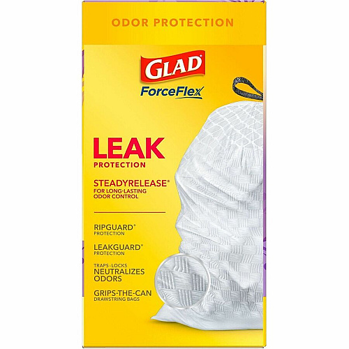 Glad ForceFlex Tall Kitchen Drawstring Trash Bags (78902BD)