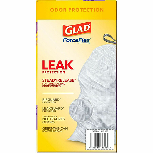 Glad ForceFlex Tall Kitchen Drawstring Trash Bags (78902PL)