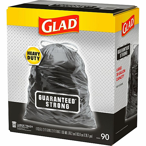 Glad Strong Large Drawstring Trash Bags (78952BD)