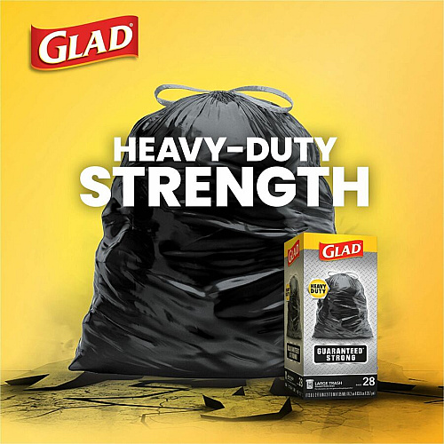 Glad Strong Large Drawstring Trash Bags (78952BD)