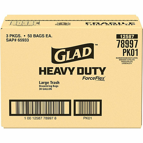 Glad ForceFlexPlus Drawstring Large Trash Bags (78997CT)