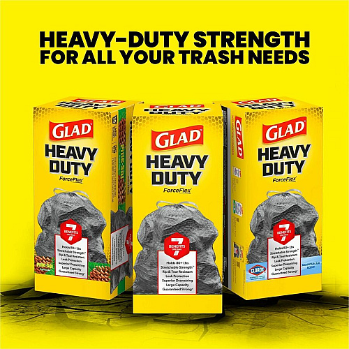 Glad ForceFlexPlus Drawstring Large Trash Bags (78997PL)