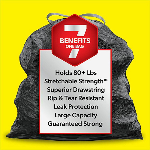 Glad ForceFlexPlus Drawstring Large Trash Bags (78997PL)
