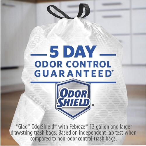 Glad Tall Kitchen Drawstring Trash Bags - ForceFlexPlus Advanced Protection (79008PL)