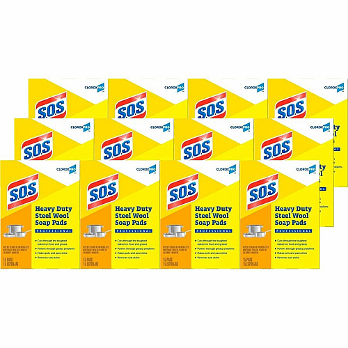 CloroxPro™ S.O.S Steel Wool Soap Pads (88320BD)