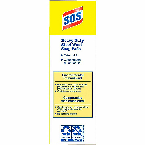 CloroxPro™ S.O.S Steel Wool Soap Pads (88320BD)