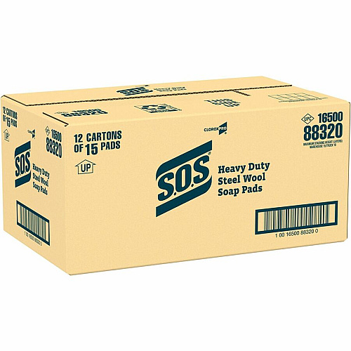 CloroxPro™ S.O.S Steel Wool Soap Pads (88320BD)