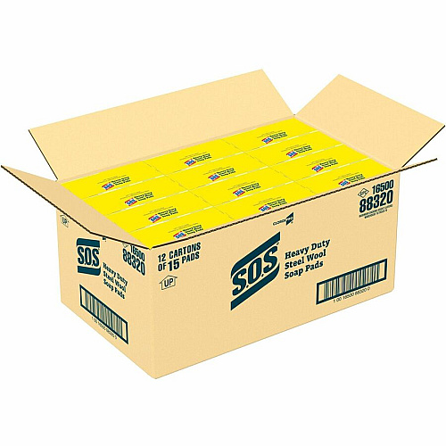 CloroxPro™ S.O.S Steel Wool Soap Pads (88320BD)