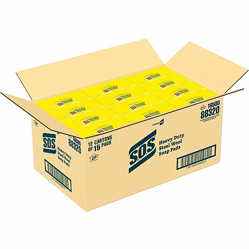 CloroxPro™ S.O.S Steel Wool Soap Pads (88320BD)