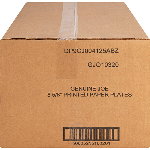 Genuine Joe 9" Printed Paper Plates (10320CT)