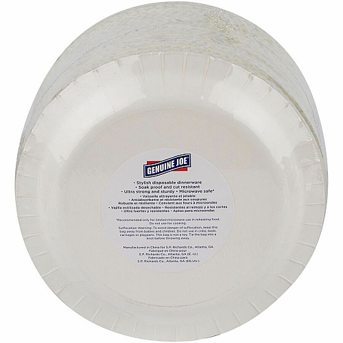 Genuine Joe 9" Printed Paper Plates (10320CT)