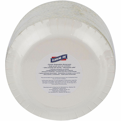 Genuine Joe 9" Printed Paper Plates (10320CT)