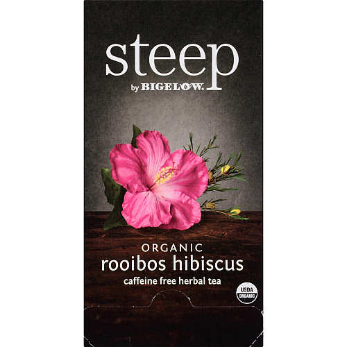 Steep by Bigelow Rooibos Hibiscus Herbal Tea Bag (17713)