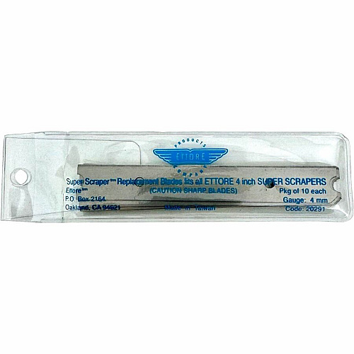 Ettore 4" Scraper Replacement Blades (20291CT)
