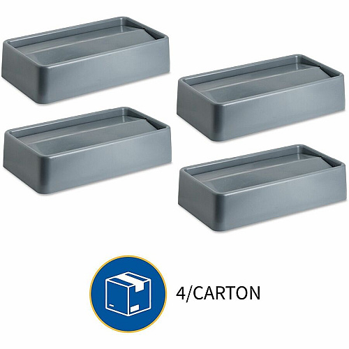 Genuine Joe Space-saving Container Swing Lid (02343CT)