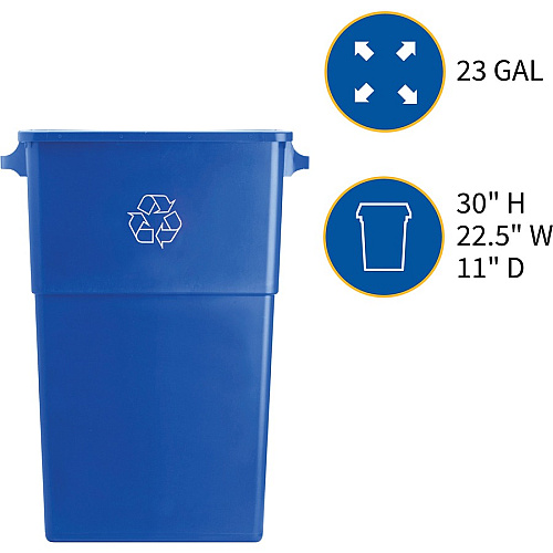 Genuine Joe 23 Gallon Recycling Container (57258CT)