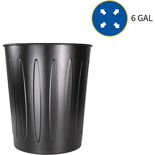Genuine Joe 6-gallon Fire-safe Trash Can (58897CT)