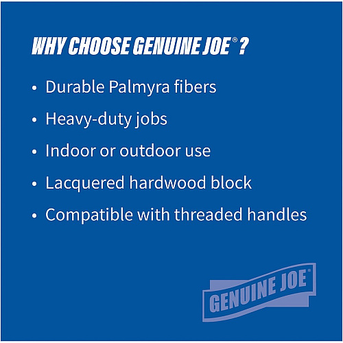 Genuine Joe 24" Push Broomhead (99652CT)