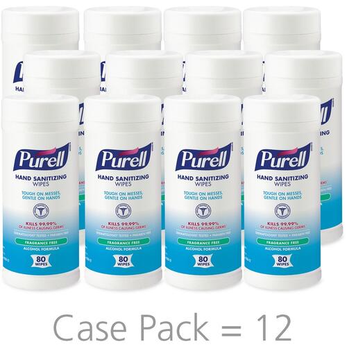 PURELL Alcohol Formula Hand Sanitizing Wipes (903012CT)