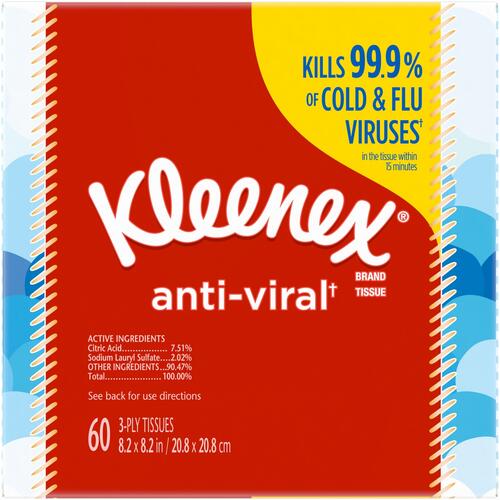 Kleenex Anti-Viral Facial Tissues (49978)
