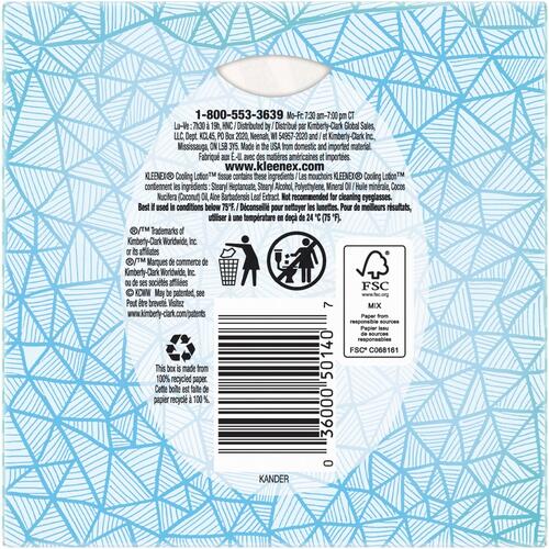 Kleenex Cooling Lotion Tissues (50140)