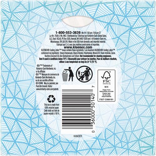 Kleenex Cooling Lotion Tissues (50140)
