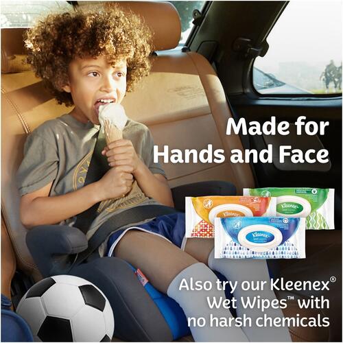 Kleenex Trusted Care Facial Tissue, 2-Ply, White, 144 Sheets/Box, 3 Boxes/Pack, 12 Packs/Carton (50219)