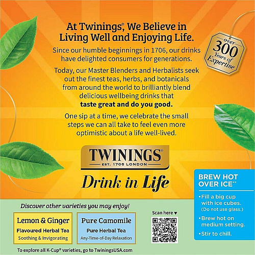 Twinings of London Pure Peppermint Herbal Tea K-Cup (08760)
