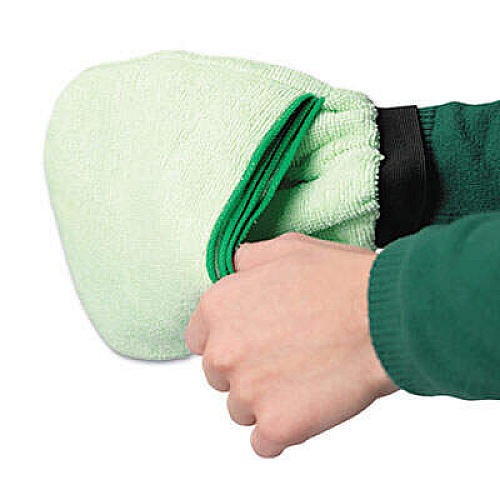 Boardwalk MICROMITTGRE Grip-N-Flip 10-Sided Microfiber Mitt