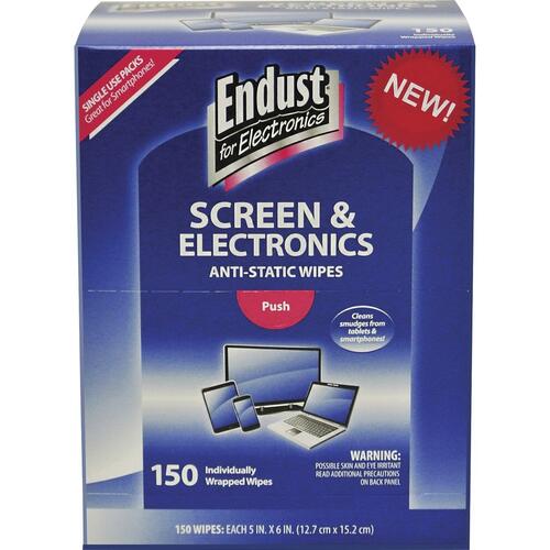 Endust Screen/Electronics Clean Wipes (14316)