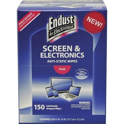 Endust Screen/Electronics Clean Wipes (14316)