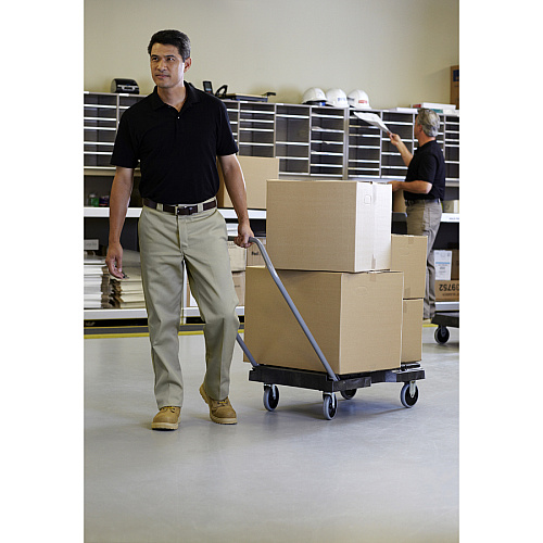 Rubbermaid Commercial Utility Duty Triple Trolley (440100BK)