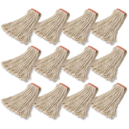 Rubbermaid Commercial 1" Headband Cotton Wet Mop (F21600WH)
