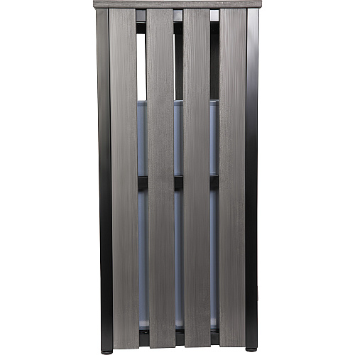 Lorell Faux Wood Outdoor Waste Bin (42693)