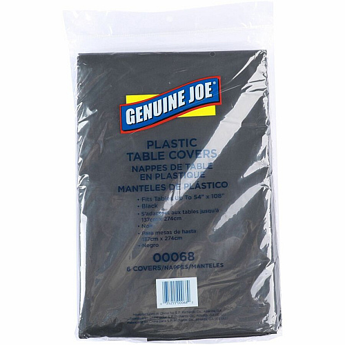 Genuine Joe Plastic Table Covers (00068)
