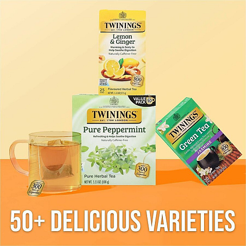 Twinings of London Lemon & Ginger Herbal Tea Bag (09180)