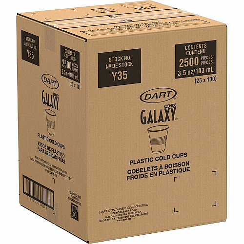 SOLO Galaxy 3.5 oz Plastic Cold Cups (Y35)