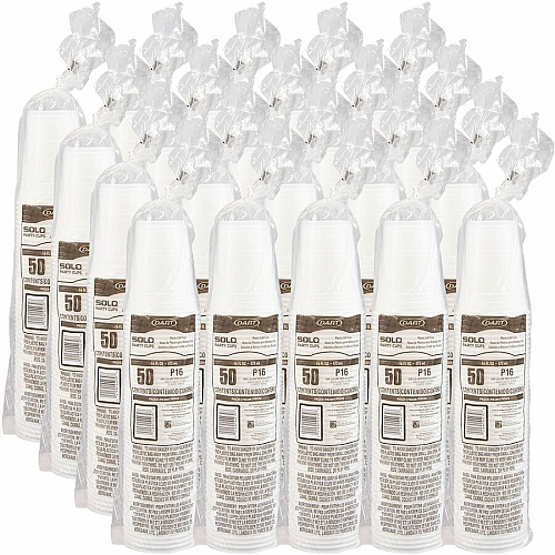 SOLO 16 oz Plastic Cold Party Cups (P16)