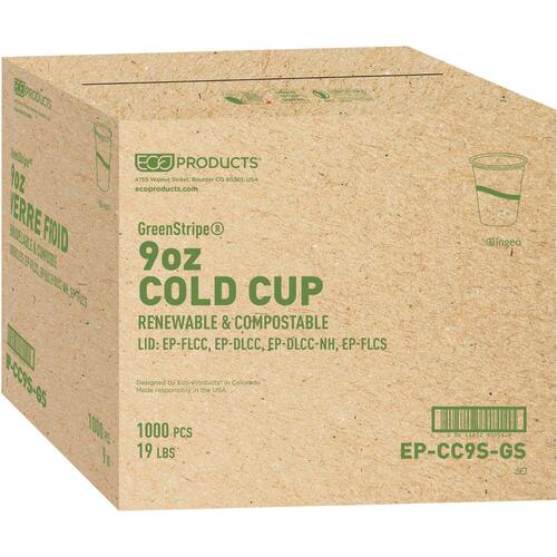 Eco-Products GreenStripe Cold Cups (EPCC9SGSPKCT)