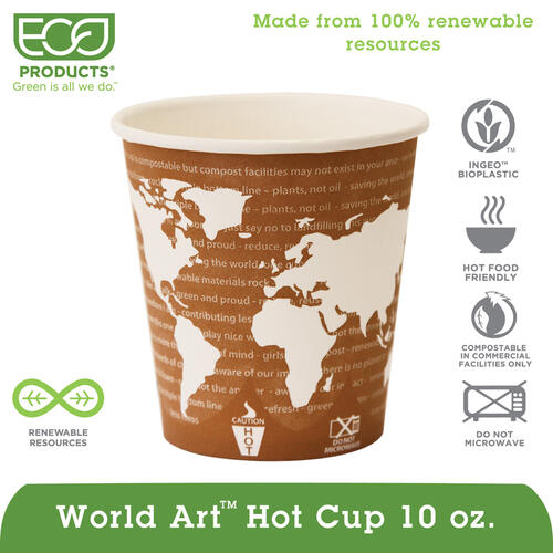 Eco-Products World Art Hot Cups (EPBHC10WACT)