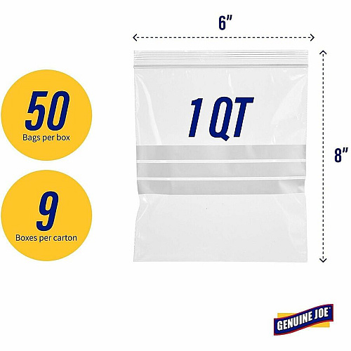 Genuine Joe Food Storage Bags (11573CT)