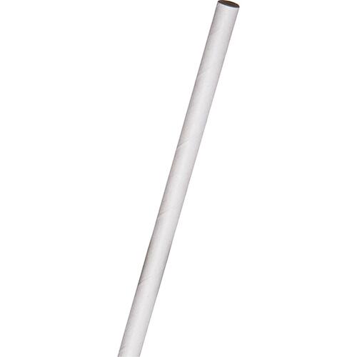 Eco-Products Unwrapped Jumbo Paper Straws (EPSTP76UWHCT)
