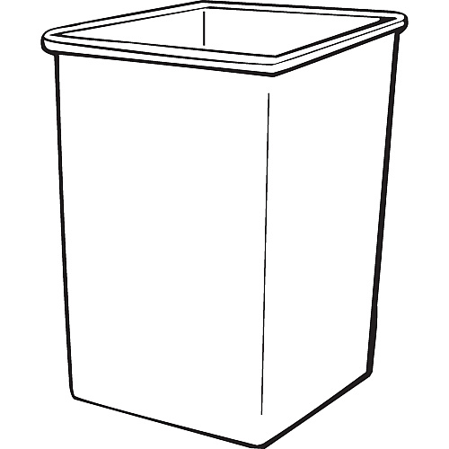 Rubbermaid Commercial Untouchable Square Container (395800BGCT)