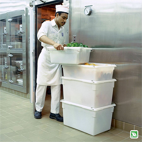 Rubbermaid Commercial 21.5-Gallon Food/Tote Boxes (3301CLECT)