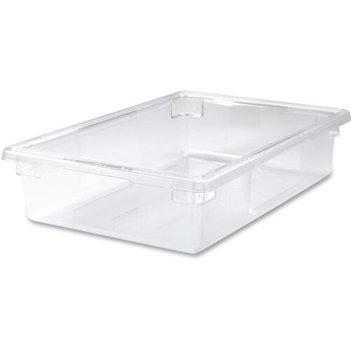 Rubbermaid Commercial 8-1/2 gallon Clear Food Tote Box (3308CLECT)