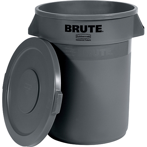 Rubbermaid Commercial Brute 32-Gallon Container Flat Lids (263100GYCT)