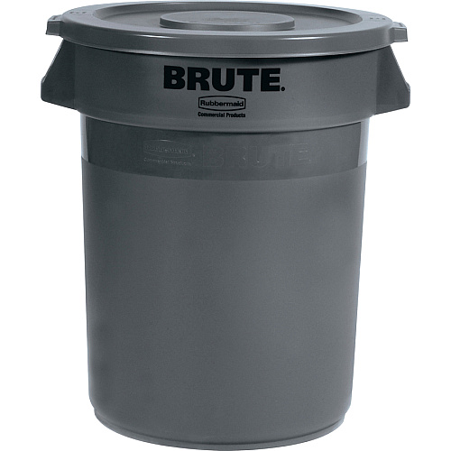 Rubbermaid Commercial Brute 32-Gallon Container Flat Lids (263100GYCT)
